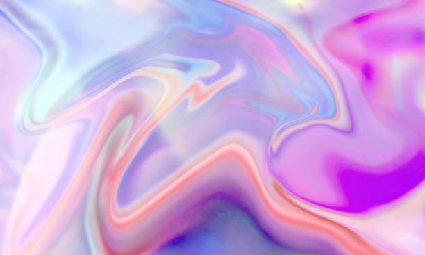 istock 3d rendering Curve Dynamic watercolor texture blend Fluid Liquid Wallpaper. Light Pastel Cold Color Colorful Swirl Gradient Mesh. Bright Pink Vivid Vibrant Smooth Surface. 1399107936