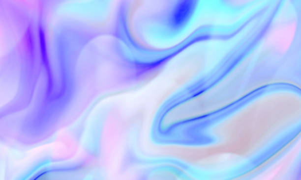 istock 3d rendering Curve Dynamic watercolor texture blend Fluid Liquid Wallpaper. Light Pastel Cold Color Colorful Swirl Gradient Mesh. Bright Pink Vivid Vibrant Smooth Surface. 1399107937