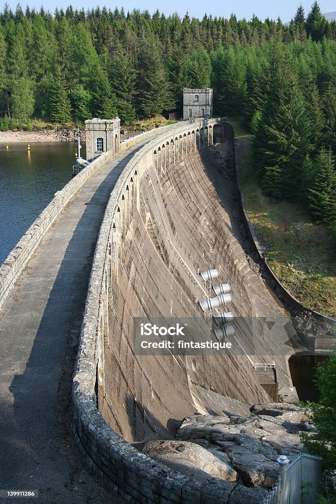 hydroelectric dam - Zbiór zdjęć royalty-free (Balustrada - Granica)