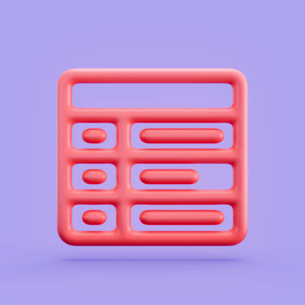 istock Gamling 3d icon row table. Single color front view outline icon, 3d rendering 1399115329