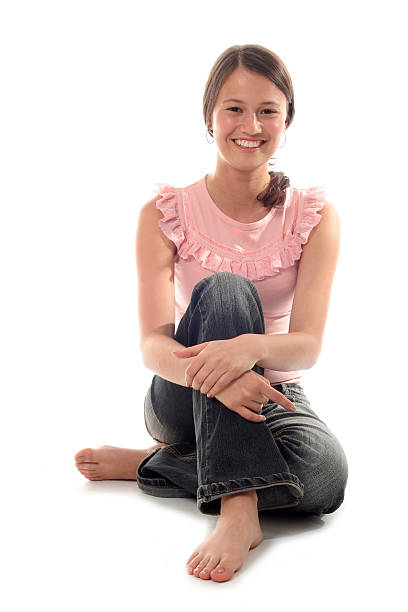 istock Beautiful young woman sitting 139911720