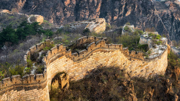 huanghuacheng água grande muralha em pequim, china"n"n - huanghuacheng - fotografias e filmes do acervo