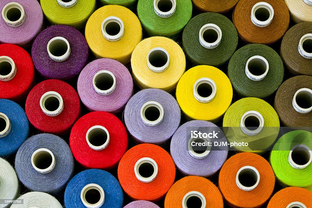 Costura patrón de rosca - Foto de stock de Actividades recreativas libre de derechos
