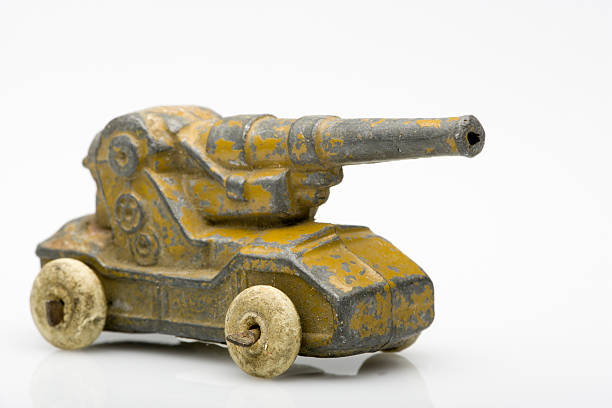 istock Antique Metal Cannon Toy 139911751