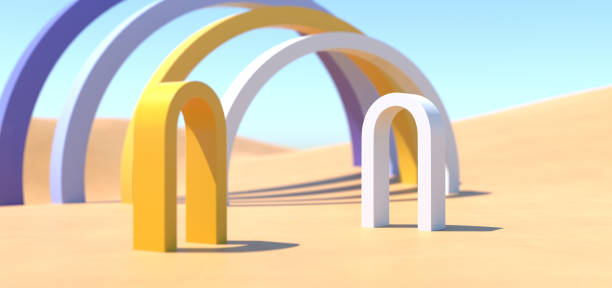 istock Colored Arches in the Desert 1399119880