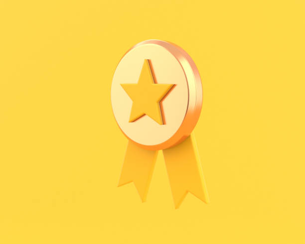 istock Gold Medal with a Star 1399120575