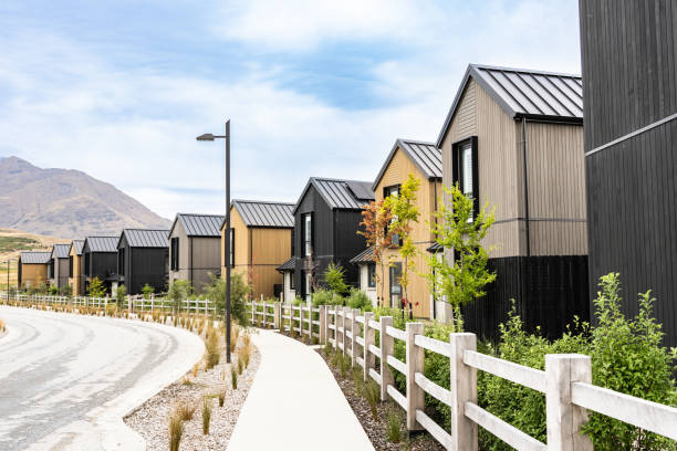 istock New Residential district in alpine locality 1399121409