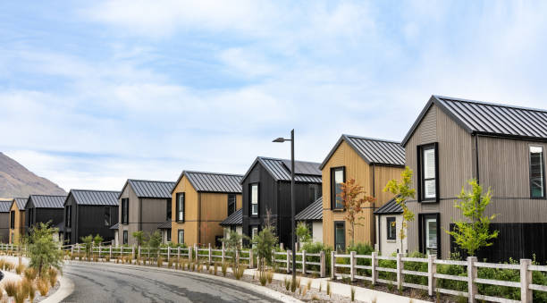 istock New Residential district in alpine locality 1399121437