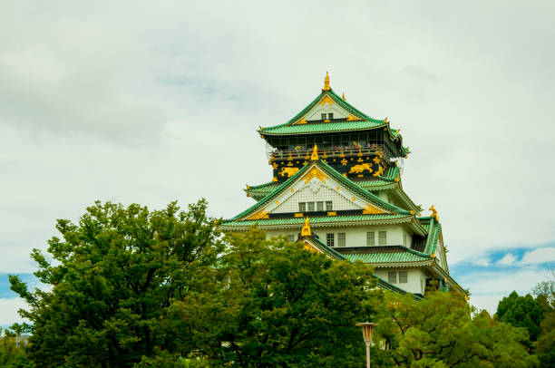 Japan, Osaka, scenic spots, Edo period, Edo castle stock photo