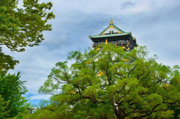 Japan, Osaka, scenic spots, Edo period, Edo castle stock photo