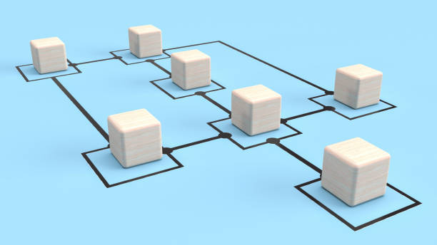 istock The wood cubes on chart blue background for business concept 3d rendering 1399126316