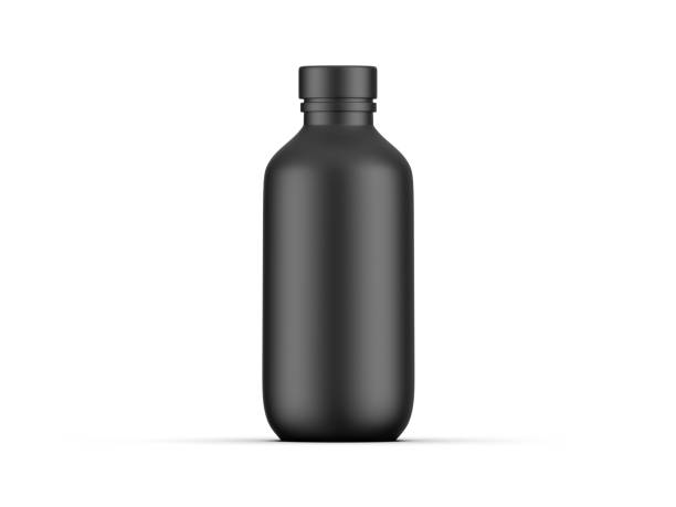 istock Cosmetic bottle mockup with screw cap isolated on white background. 3d render illustration 1399130160