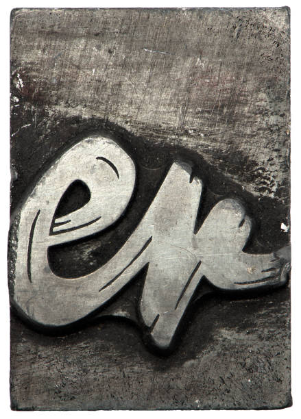 istock two typeset lead letters er white background 1399136434