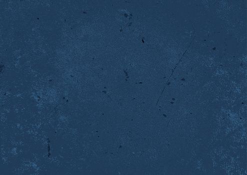 Abstract dark blue grunge textured scratched concrete background illustration