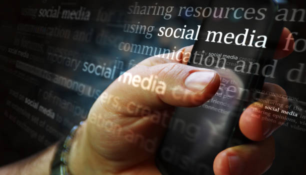 istock Headline titles media with Social media communication network 3d illustration 1399145707