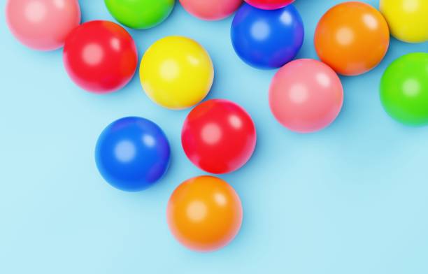 istock 3D image of a simple and cute color ball 1399145732