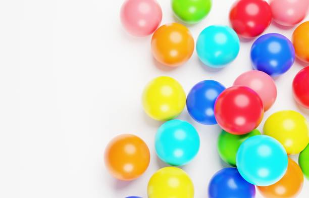 istock 3D image of a simple and cute color ball 1399145745
