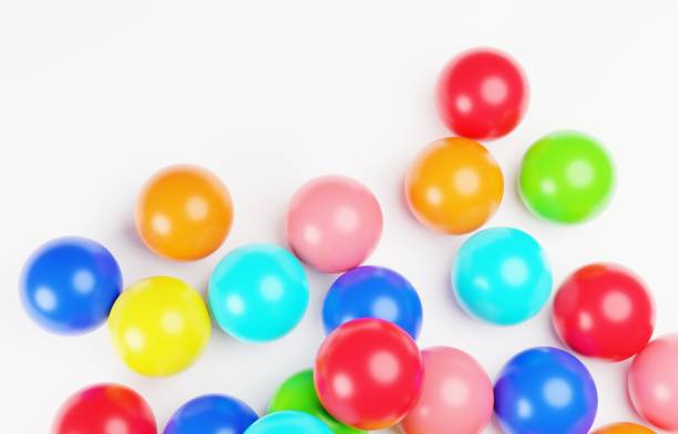 istock 3D image of a simple and cute color ball 1399145810