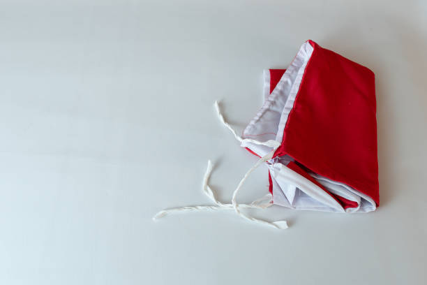 istock Indonesian flag with white background. 1399148185
