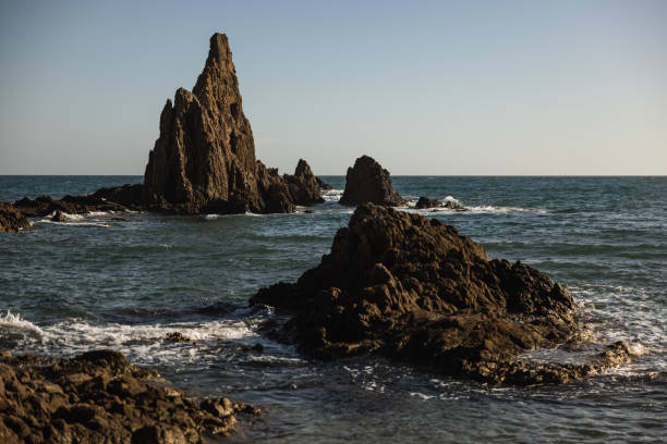 Cabo de Gata landscapes: summer vacations in the Mediterranean sea of Andalusia, Spain