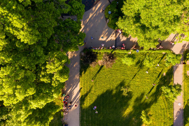 istock Springtime green area in local neighborhood 1399149353