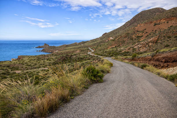 Cabo de Gata landscapes: summer vacations in the Mediterranean sea of Andalusia, Spain