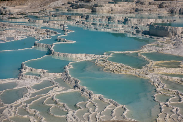 istock Pamukkale travertines at sunrise. Turkey 1399149587