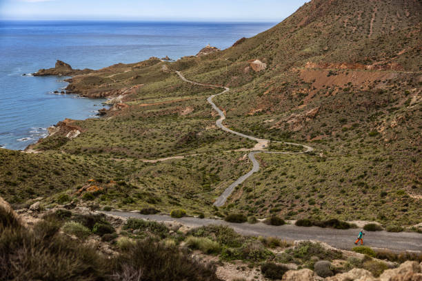 Cabo de Gata landscapes: summer vacations in the Mediterranean sea of Andalusia, Spain