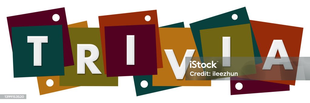 Trivia Texture Trivia Colorful Blocks Stack Stock Illustration - Download Image Now ...