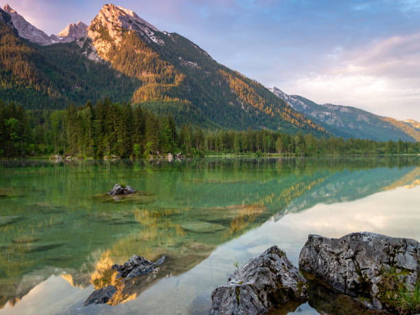 istock Mountain lake in the Berchtesgaden Alps 1399153591