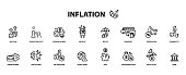 istock Inflation and economic crisis icons 1399160146