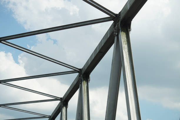 istock Steel suspension bridge piers 1399160263