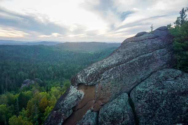 istock Krasnoyarsk Pillars Nature Reserve at sunset 1399162283