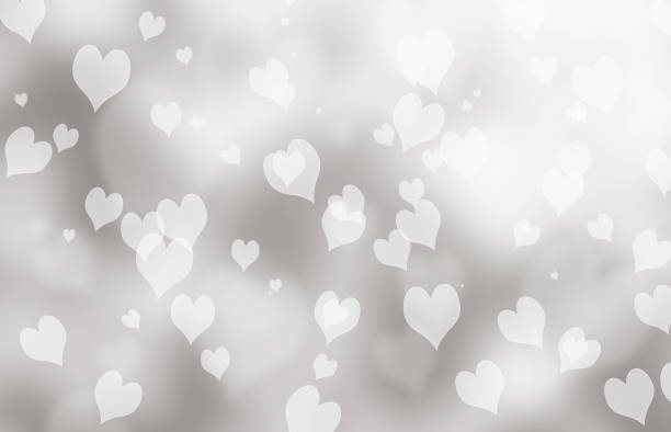 istock Valentine's day or wedding background with hearts. Decorative, romantic love bokeh background. 3d illustration 1399164378