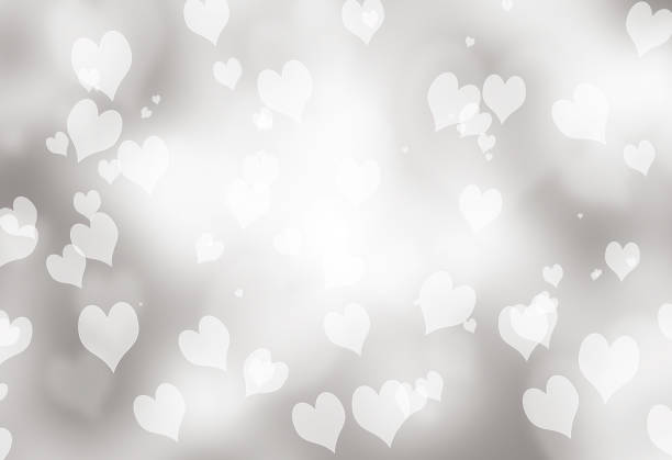 istock Valentine's day or wedding background with hearts. Decorative, romantic love bokeh background. 3d illustration 1399164406