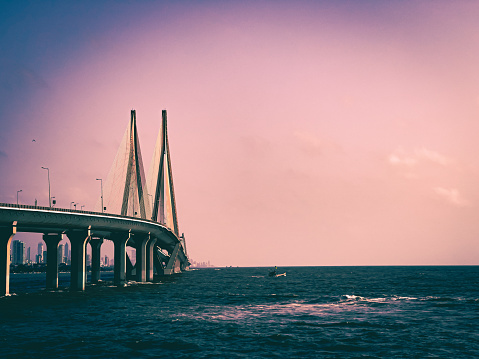 Bandra worli sea link captured like never before.