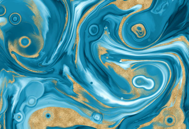 istock Abstract bacground. Multicolor Acrylic pour fluid art. 3d illustration 1399168098