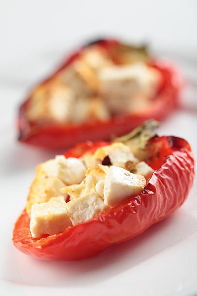 istock Pepper stuffed with feta cheese 139917322