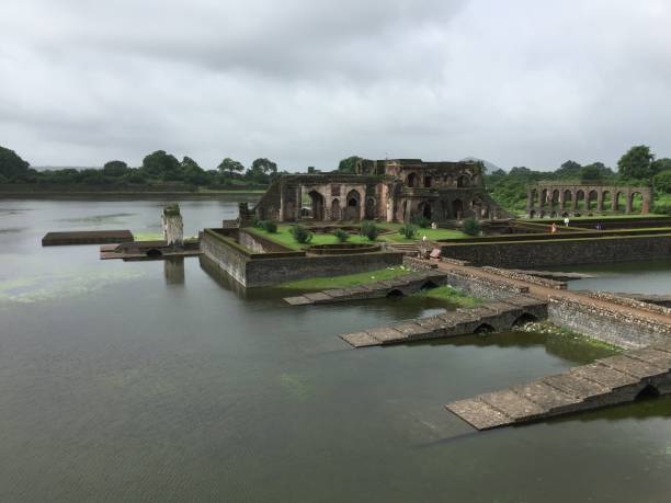istock Temple over the water 1399173710