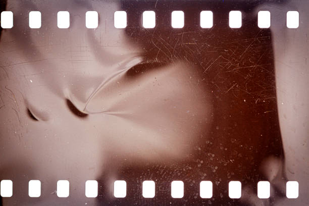 istock Dusty and grungy 35mm film texture or surface 1399175774