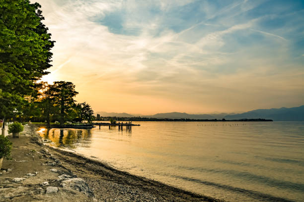 istock Sunset over Lake Garda 1399179303
