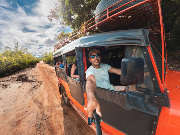 Road trip in Tibau do Sul in Rio Grande do Norte, Brazil