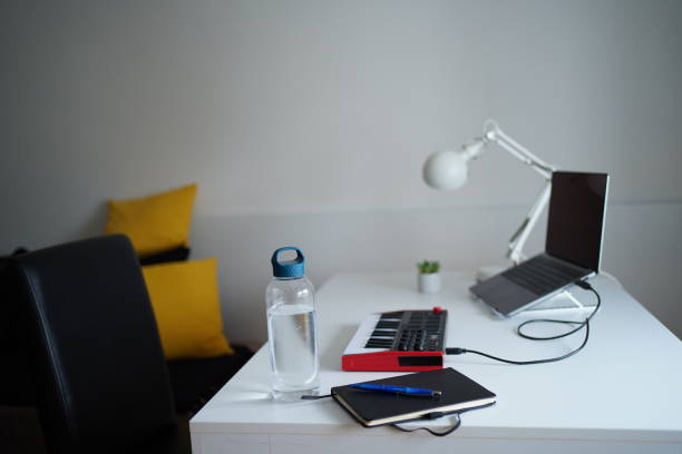 istock Mini studio for audio and video recording at home 1399188702