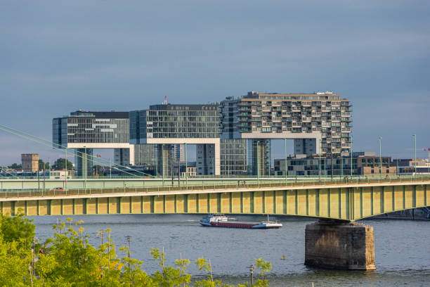 istock COLOGNE, GERMANY, 23 JULY 2020 Modern architecture on the riverbanks 1399192485