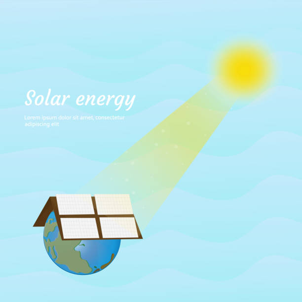 солнечная энергия - solarenergy stock illustrations