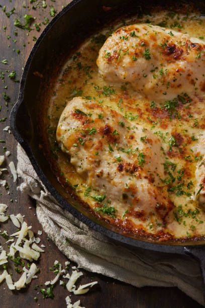 istock Creamy Baked Parmesan Chicken 1399193388
