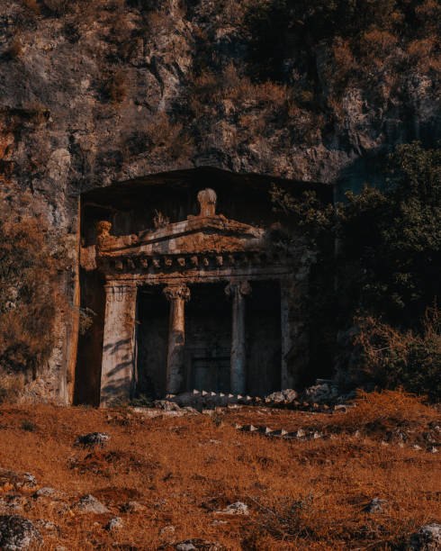 istock Ancient Rock Tombes in Fethiye, Turkey 1399197622