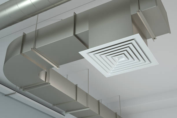 istock Industrial air duct ventilation, 3d Illustration 1399201508