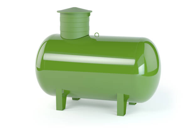 istock Home underground gas tank, 3D illustration 1399201529