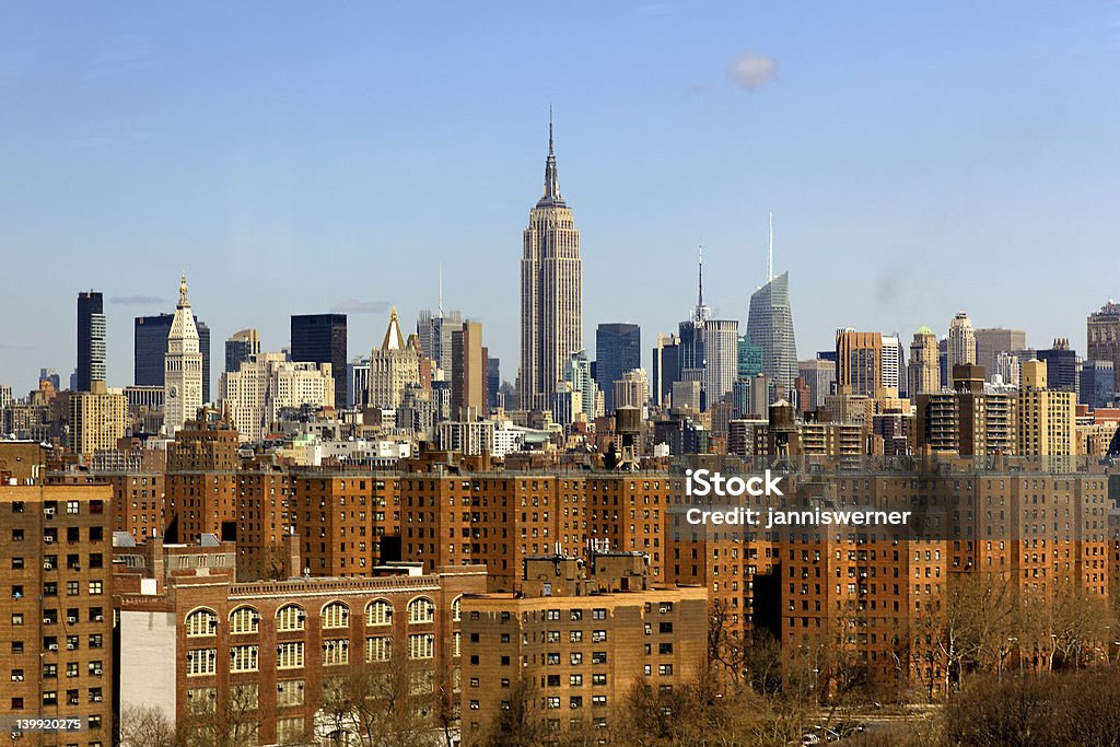 New York City Manhattan Skyline - Foto stock royalty-free di Casa popolare